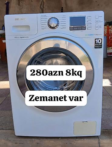 Məişət texnikası: Samsung paltaryuyan maşın – EcoBubble, 8 kq yükgötürmə. - Model — 1