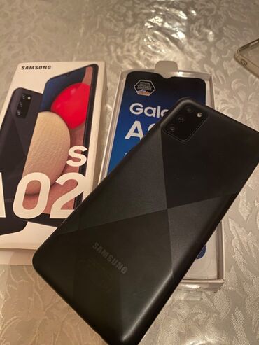 kartrici h131 a: Samsung A02 S, 32 GB, rəng - Qara, İki sim kartlı