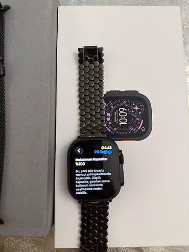 smart saaat: Apple Watch Ultra 3 49mm Black Titanium(titanium loop) demek olar — 2