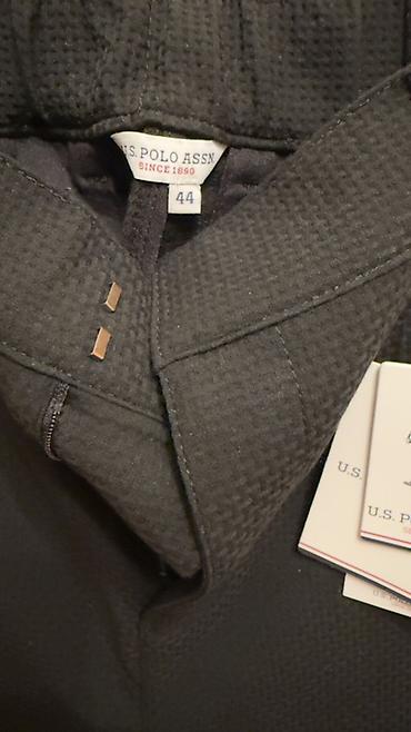 polo assn: Klassik Şalvar, U.S. Polo Assn, rəng - Qara — 4