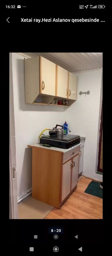 Uzunmüddətli kirayə evlər: 35 kv. m, 1 otaqlı, Kombi, Qaz, İşıq — 6