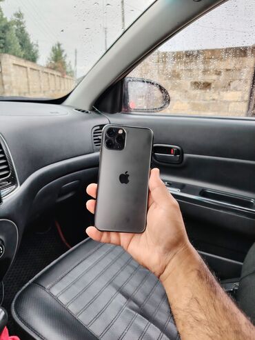 iphone 6 qiymeti baku electronics: IPhone 11 Pro, 64 GB, Graphite, Simsiz şarj, Face ID