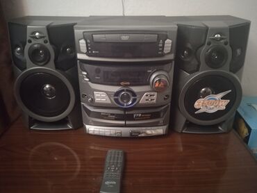 акустические системы 1.0 с пультом ду: Музыкальный центр Hi-Fi с двумя напольными колонками и пультом ДУ