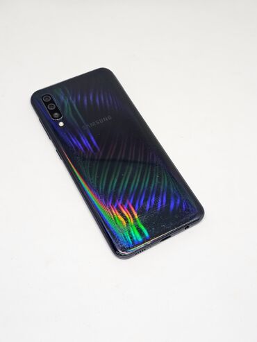 Samsung: Samsung Galaxy A50, Б/у, 64 ГБ, цвет - Синий, 2 SIM