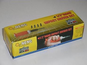 Setovi ručnog alata: Q.Neng 1/2" ručni udarni odvijač – set 7 delova Opis: - Ručni udarni — 1