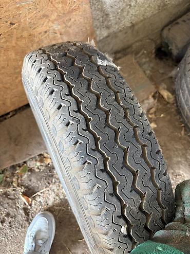 Шиналар: Kapsen 165 R13C почти новый, и еще одна грузовая dunlop с диском R13C — 9
