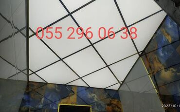 metbex asma tavan modelleri: Armatur çərçivəli LED işıqlı tavan panelləri - Müasir dizayn: kvadrat