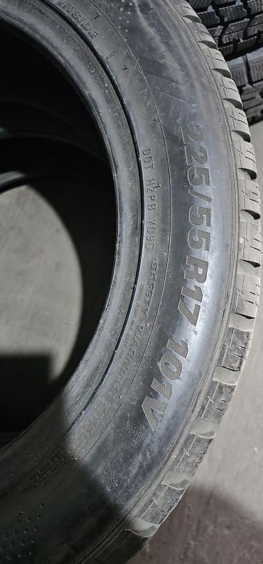 295 80 22 5: Шины 225 / 55 / R 17, Зима, Б/у, Пара, Легковые, Корея, Kumho — 2