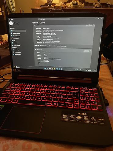 aser: İşlənmiş Acer Nitro, 15.6 ", Intel Core i7, 512 GB — 1