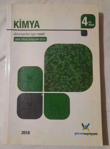 abituriyent jurnali 2021 pdf: Kimya Abituriyentlər üçün dərs vəsaiti 
Az işlənmiş
İli 2018
