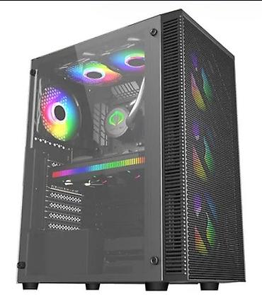 mini kompyuter: Digər aksesuarlar üçün korpus EA211 Gaming Mesh Case, Qara, 390 × 200 — 1