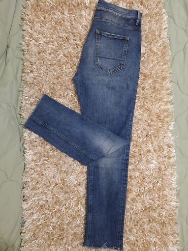 Farmerke: Ženske farmerke Staff Jeans– tamno plavi denim sa blagim „washed“ — 1