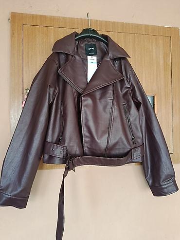 Jackets, Coats, Vests: Ženska bajker jakna – tamno bordo (burgundy) - Brend: Sinsay - — 1