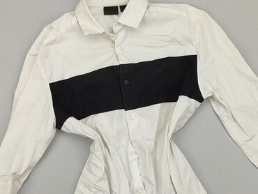 białe obcisła bluzki z długim rękawem: Shirt, Asos, 2XS (EU 32), condition - Good