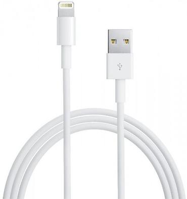 Кабель USB-A — Lightning (белый) Оригинал - Назначение: зарядка и