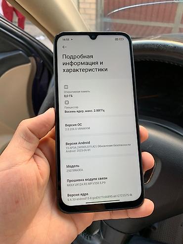 Redmi: Redmi, Redmi 15C, Б/у, 256 ГБ, цвет - Черный, 2 SIM — 8