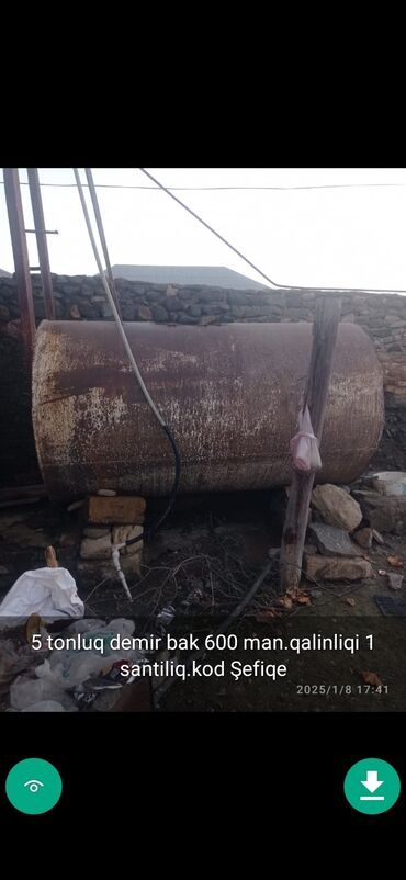 Baklar və çənlər: Bak, Plastik, 1000 l l, İşlənmiş, Ünvandan götürmə — 28