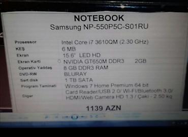 samsung tv: İşlənmiş Samsung, 17.3 ", Intel Core i7, > 2 TB, Pulsuz çatdırılma — 7