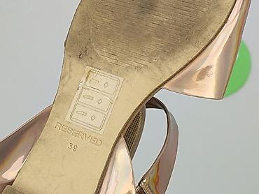 biale klapki hermes: Reserved, Sandały damskie, rozmiar 39 — 4