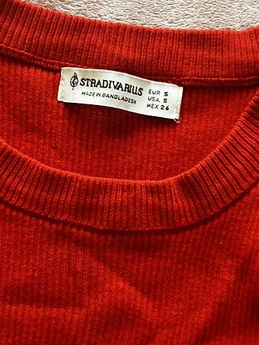 stradivarius xs: Stradivarius qadın köynəyi – qolsuz rib teksturalı top - Brend — 2