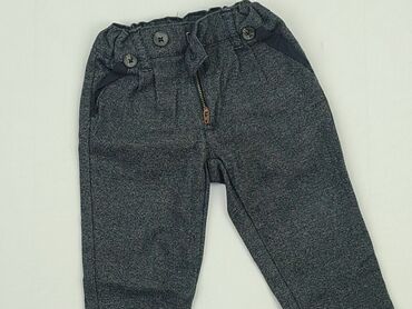 szare jeansy mom fit: Spodnie jeansowe, Lupilu, 12-18 m, stan - Bardzo dobry