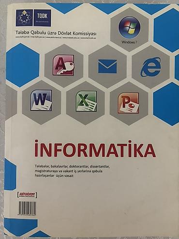 array informatika: İNFORMATİKA – TQDK nəşri - Nəşr: Tələbə Qəbulu üzrə Dövlət — 1