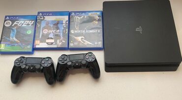 playstation 4 купить бишкек: Продается PlayStation 4 SLIM 800GB,состояние отличное,работает