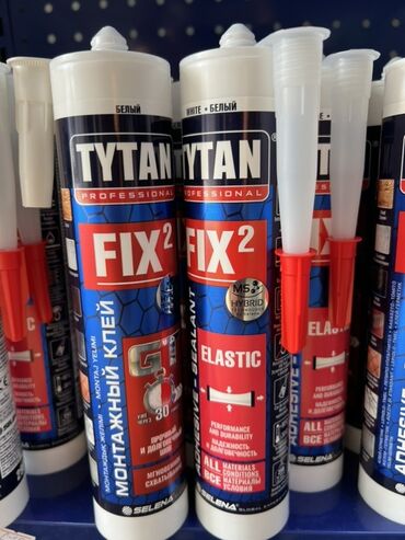 рулонные материалы технониколь: Профессиональный монтажный клей Tytan Fix² Elastic белого цвета