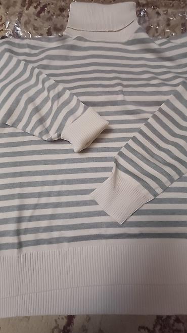 Кофты, свитеры: Кофта, Оверсайз, Удлиненная модель, Высокая горловина, Зима, Китай, L — 1