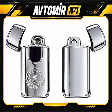 Azərbaycan gerbi təsvirli USB elektrik alışqanı — gümüşü, qutuda USB lalafo.az -da Azərbaycan gerbi təsvirli USB elektrik alışqanı — gümüşü, qutuda USB