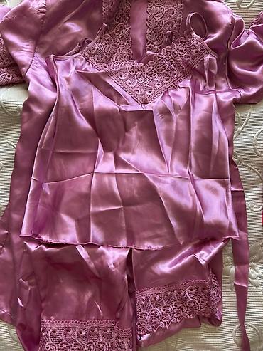 атласные сорочки ночные: Zərif atlas pijama dəsti – qadınlar üçün — 1