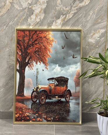 Şəkillər, tablolar: Üzəri epoksid boya ilə örtülmüş, canlı və parlaq görünüşə sahib olan — 2