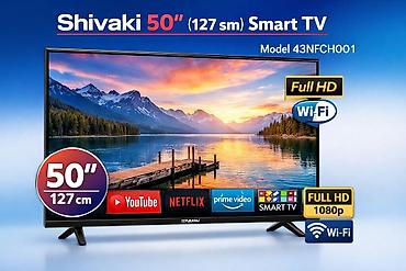 ТВ и видео: Новый Телевизор Shivaki LED экран 50" FHD (1920x1080), Бесплатная доставка — 1