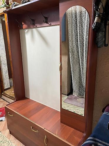 прихожая б у: Гарнитур для прихожей, Б/у, Шкаф, Вешалка, МДФ, Самовывоз, цвет - Оранжевый — 3