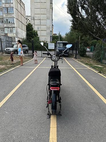mini ev: Электроскутер (городской) с двумя сиденьями и багажной площадкой - — 5