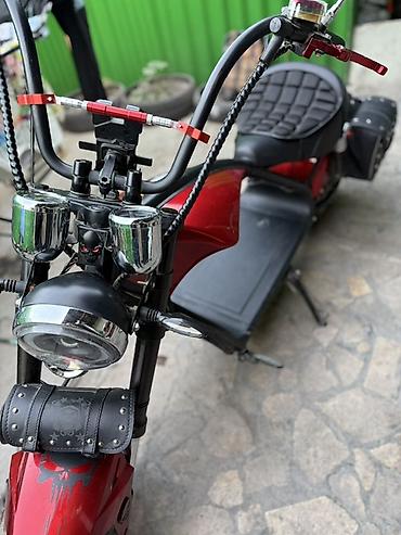 Скутеры: Электроскутер CityCoCo Harley Chopper - Стильный чоппер-формат — 6
