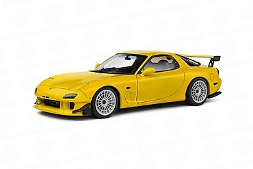 tonovi na bas gitari: 🔥 Mazda RX-7 FD3RS Streetfighters – 1999 – Yellow – 1:18 – Solido — 1