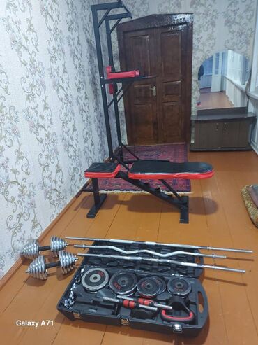 история азербайджана 5 класс мсо 1: 40 kg nerj dumbell 55 kg çamadan desti Bench press üçün stoyka