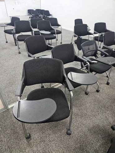 Ofis masaları: Qollu kreslollar sekilde gorunduyu kimidir hec bir prablemi yoxdur