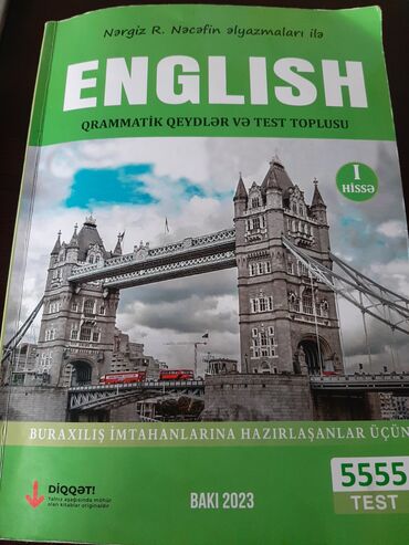 Kitablar, jurnallar, CD, DVD: Nərgiz R. Nəcəf English 1 ci hissə Qramatik Qeydlər Və Test Toplusu