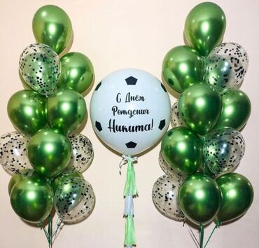 Канцтовары: Набор воздушных шаров для праздничного украшения. Включает в себя шары — 27