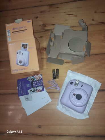 Фотоаппараты: Fujifilm Instax mini 12 – Lilac Purple rəngində ani fotoaparat