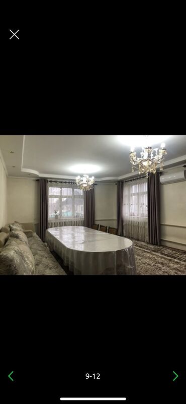 киргизия авторынок ош: 87 м², 3 комнаты, Старый ремонт С мебелью, Кухонная мебель
