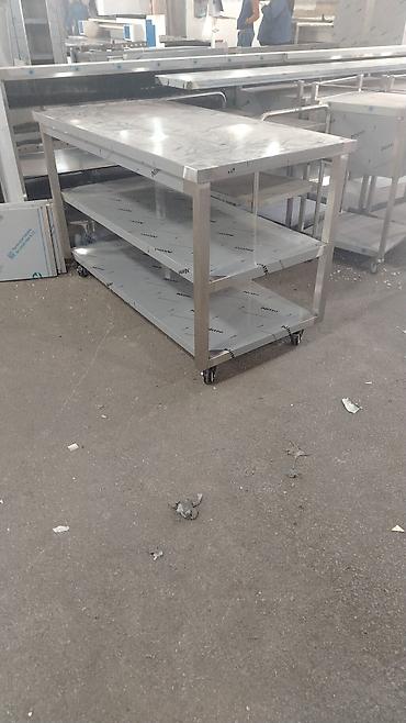 Nerjaveykalar: Paslanmayan poladdan (inox) istehsal olunan peşəkar aşxana masası və — 3