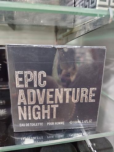 adventure perfume: EPIC ADVENTURE NIGHT – мужской парфюм 100 мл. Бодрящий свежий аромат — 1