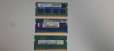 kompüter ram: Operativ yaddaş (RAM) 4 GB, 1333 Mhz, DDR3, Noutbuk üçün, İşlənmiş