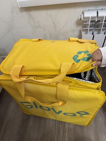 Другие сумки: Термосумка Glovo. Яркая вместительная сумка для перевозки еды и — 2
