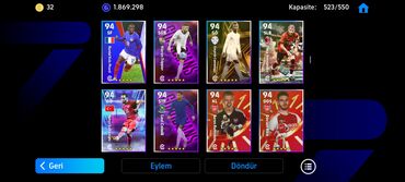 Kolleksiya kartları: EFootball hesabı – güclü komanda və zəngin kart kolleksiyası - — 21