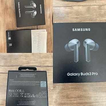 p47 qulaqlıq: Yeni Simsiz (Bluetooth) Qulaqcıqlar, Samsung, rəng - Gümüşü — 1