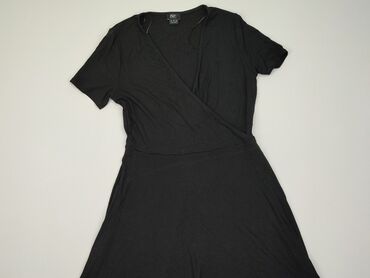 czarna sukienki midi elegancka: Sukienka, S, F&F, stan - Bardzo dobry